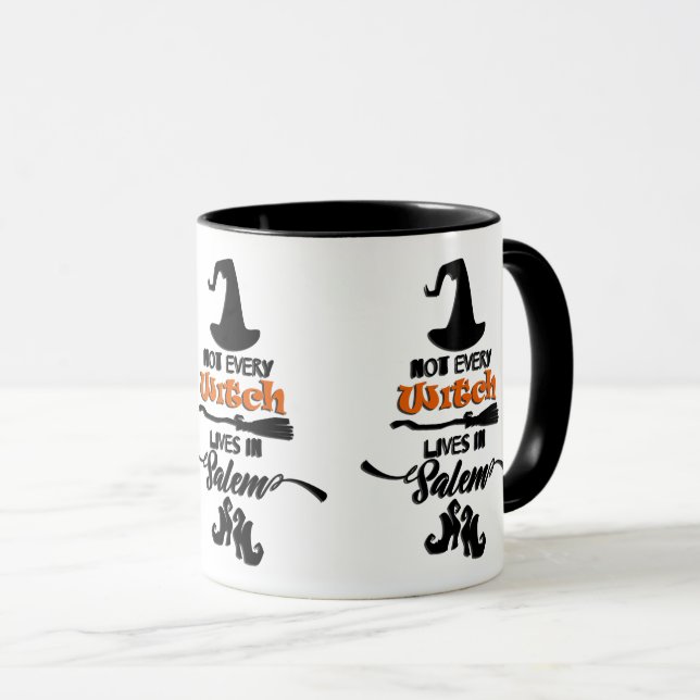 Mug Toutes Les Sorcières Ne Vivent Pas À Salem (Devant droit)
