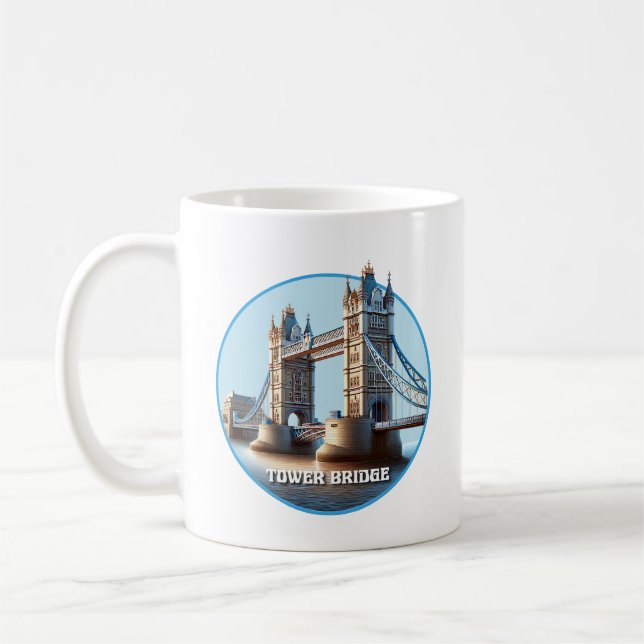 Mug Tower Bridge Londres Angleterre (Gauche)