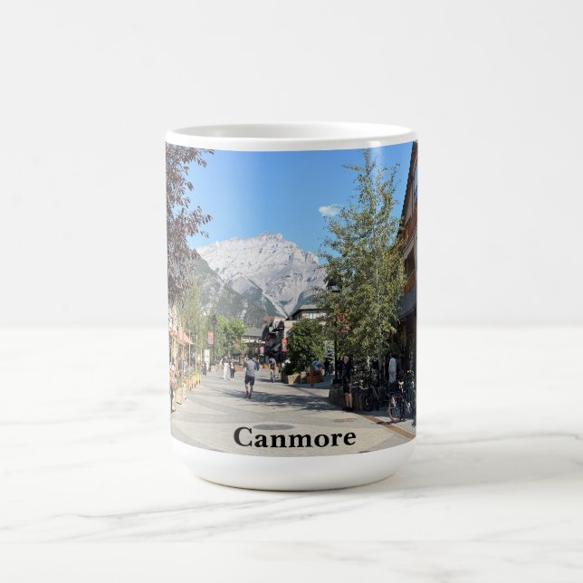 Mug Town of Canmore in Alberta Canada (Centre)