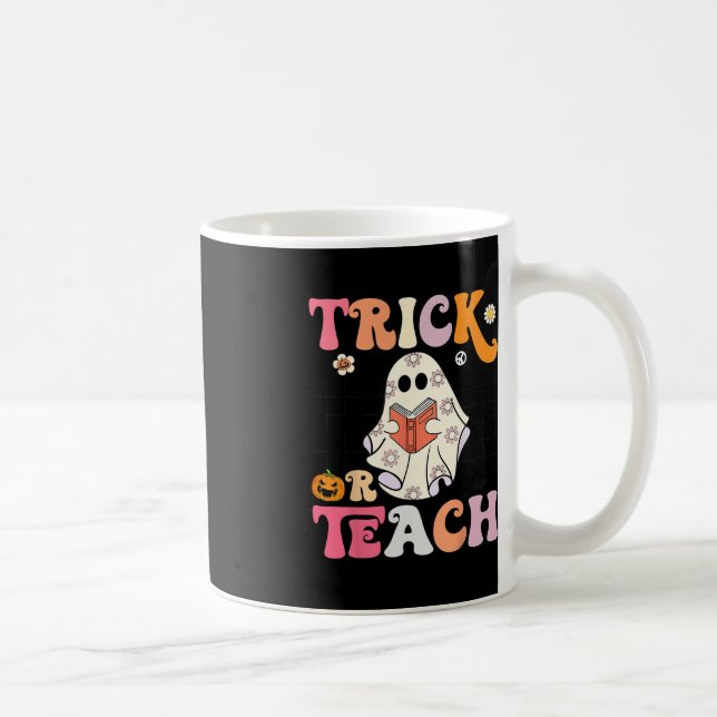 Mug Tracer ou enseigner Super Halloween Fantôme Floral (Droite)