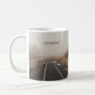 Mug Traces ferroviaires Pittoresque Photo personnalisé