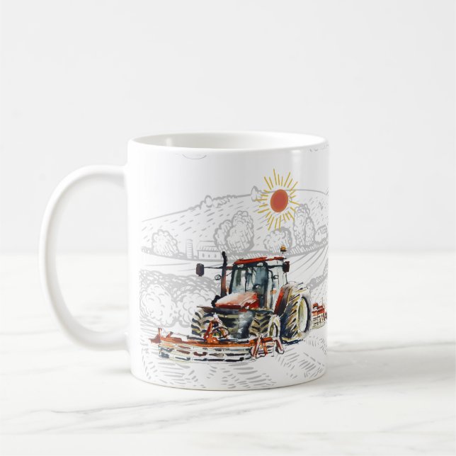 Mug Tracteur vintage (Gauche)