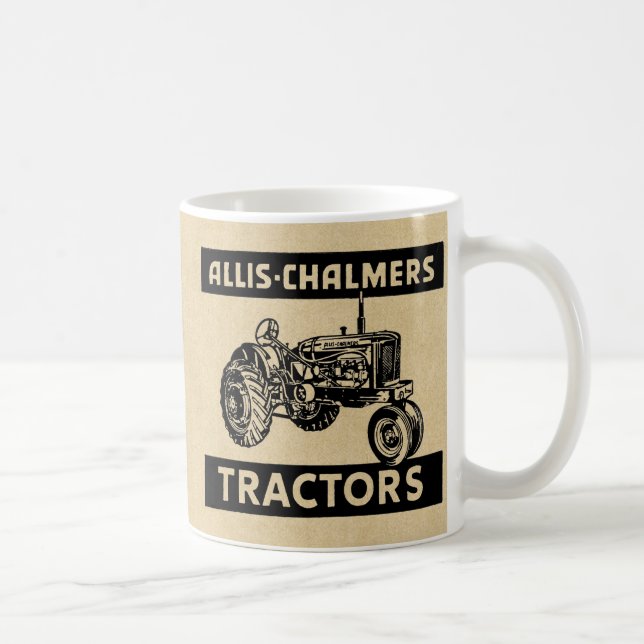 Mug Tracteur vintage de ferme (Droite)