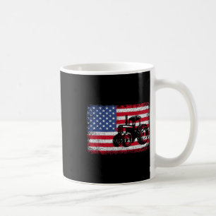 Mug Tracteurs agricoles Drapeau Usa Cadeau patriotique