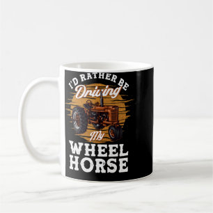 Mug Tractor Lover Id Plutôt Conduire Mon Roue Cheval 