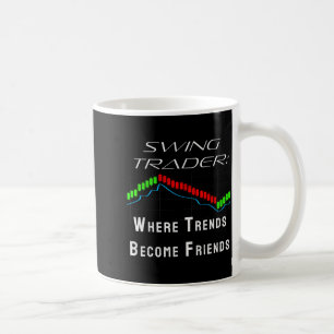 Mug Trader de swing drôle de marché boursier