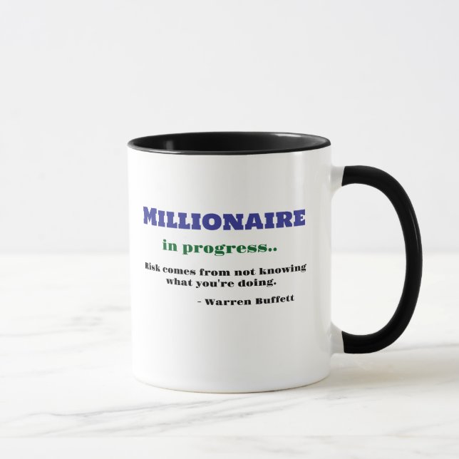 Mug Trader Mug, Warren Buffett Citation - Tea Coffee C (Droite)
