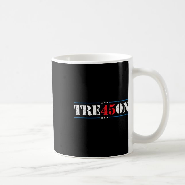 Mug Trahison 45 2020 Élections anti-Trump Démocrate Ca (Droite)