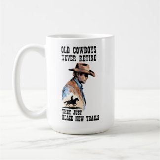 Mug Trailblazers de vieux cowboys de la retraite de l'