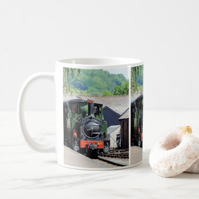 MUG TRAIN À VAPEUR (Avec donut)