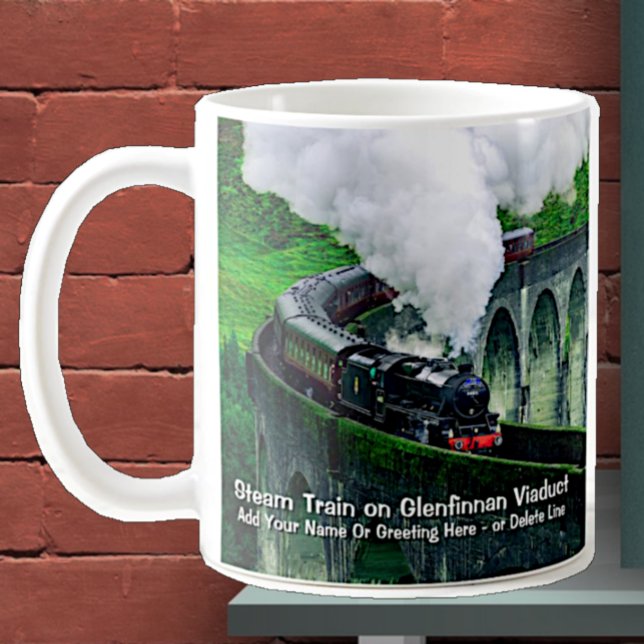 Mug Train à vapeur dans le viaduc de Glenfinnan - Ajou (Créateur téléchargé)