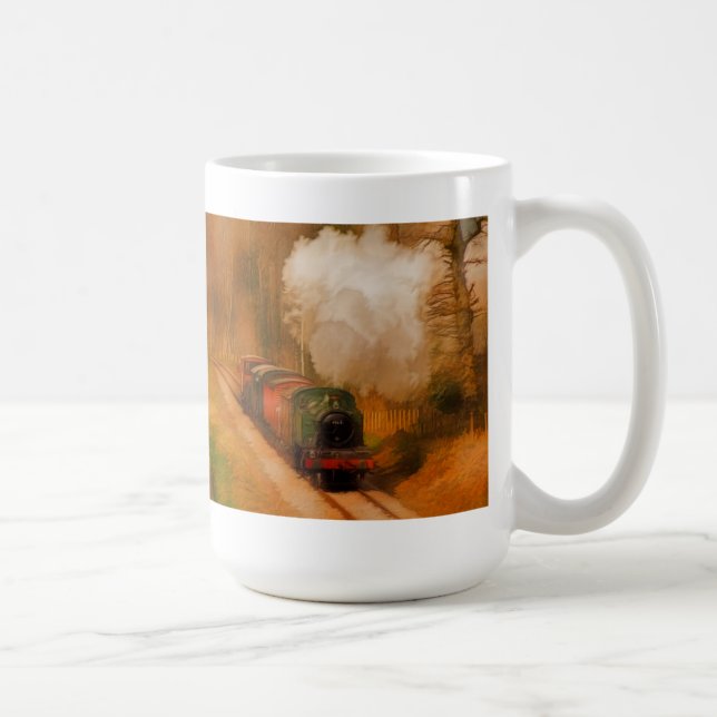 Mug Train à vapeur ferroviaire pour Trainspotspotters  (Droite)