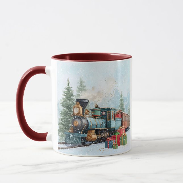 Mug Train de Noël (Gauche)