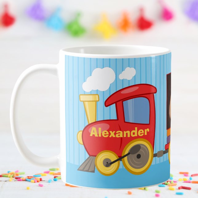 Mug Train Jouet Toddler Boy Birthday Blue (Créateur téléchargé)