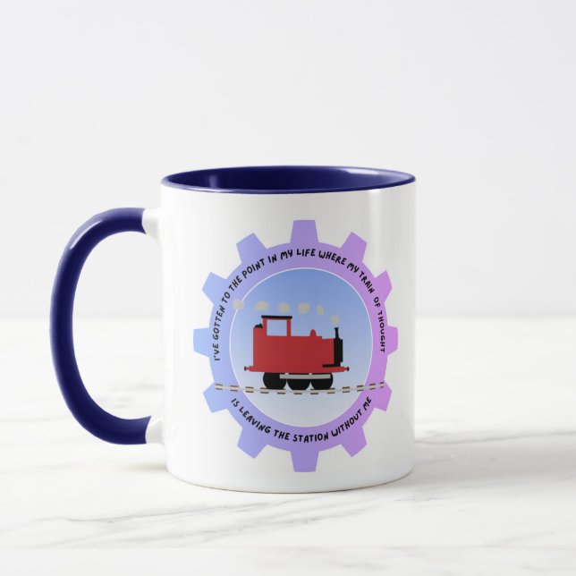 Mug Train of thought has left the station without me (Gauche)