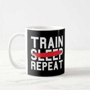 Mug Train Sommeil Répétition Fitness Gymnase Exercice