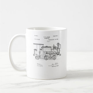 Mug Train vintage de vapeur de locomotive de