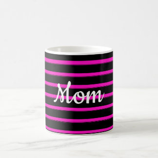 Mug Trait rose et noir choquant