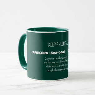 Mug Traits de personnalité du signe du zodiaque CAPRIC