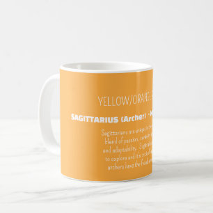 Mug Traits de personnalité du signe du zodiaque SAGITT