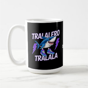 Mug Tralalero Tralala Bootleg Funny Shark meme Graphis