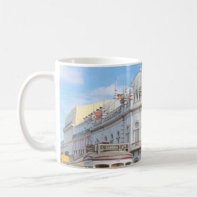 MUG TRAMWAY JAUNE SUR ROUTE (Gauche)