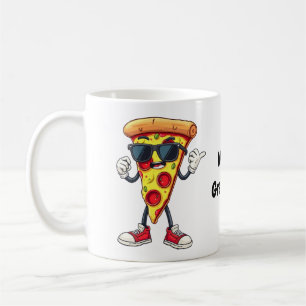 Mug Tranche de Pizza Danseuse Un Design Ludique et Dél
