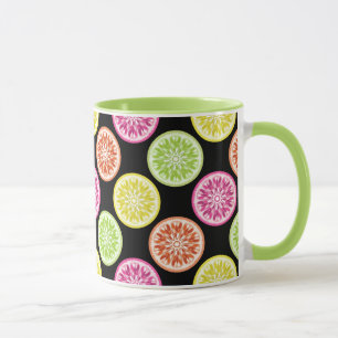 Mug Tranches d'agrumes colorées