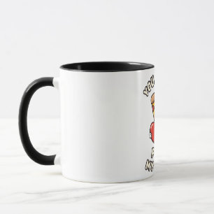 Mug Tranches de pizza de la Saint-Valentin mignonnes –