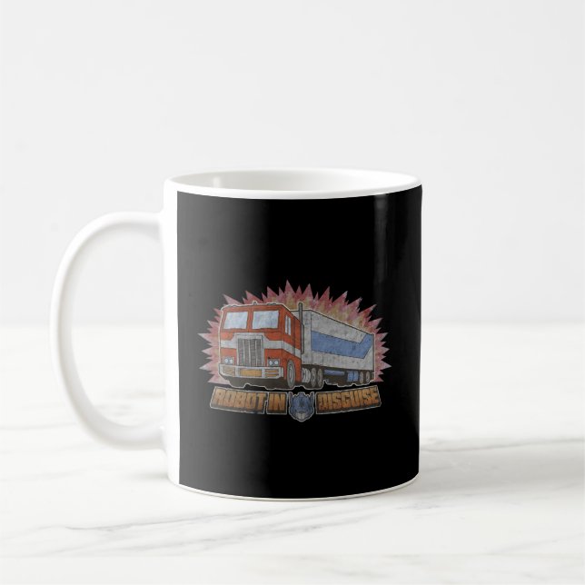 Mug Transformateurs Optimus Prime Robot Dans Le Disque (Gauche)