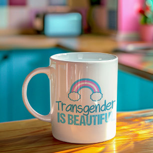 Mug Transgenre est bel arc-en-ciel
