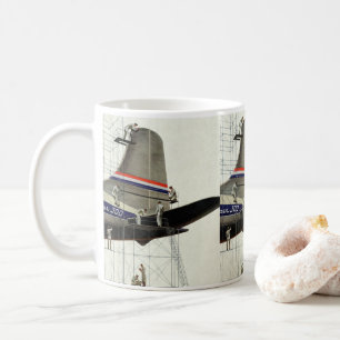 Mug Transport vintage, maintenance des avions