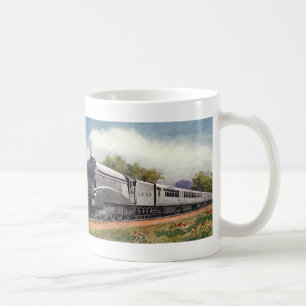 Mug Transport vintage, train moderne à grande vitesse 