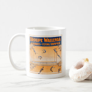 Mug Trapeze, acrobates Et Trampoline Volante