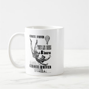 Mug Trapèze volant Acrobat du Cirque de France Art Vin