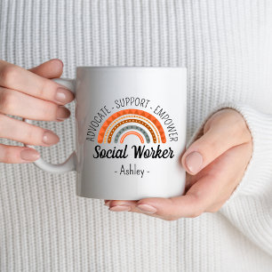 Mug Travail Social Drôle Don Social Travailleur Pour F