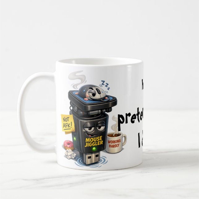 Mug Travailler de la maison - Déplace-souris (Gauche)