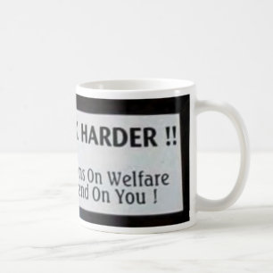 Mug travailler plus dur