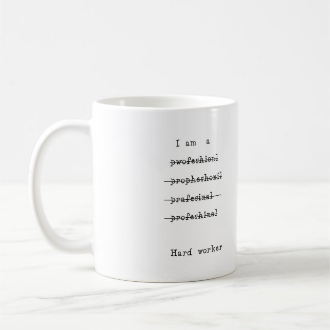 Mug Travailleur acharné (Gauche)