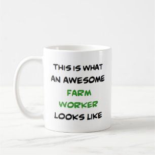 Mug travailleur agricole, génial