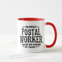 Travailleur postal à la retraite Retraite Facteur