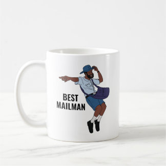 Mug Travailleur postal drôle qui danse Appréciation du