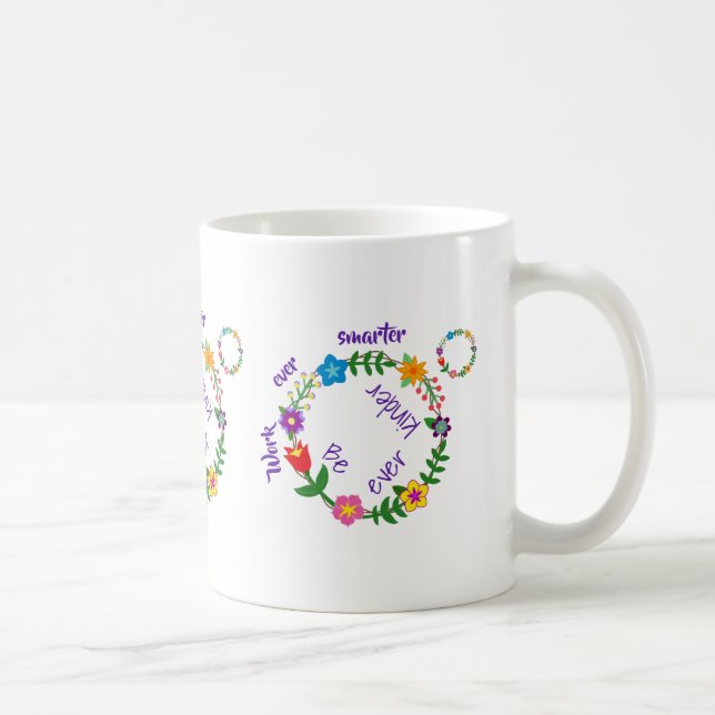 Mug Travaillez toujours plus intelligemment, soyez tou (Droite)