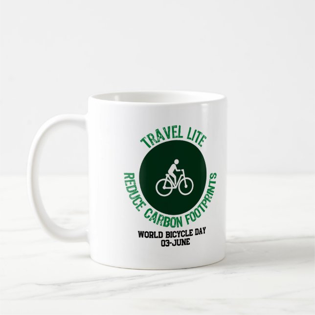 Mug Travel Lite, Réduire les empreintes carbone.w (Gauche)