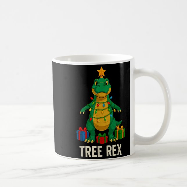 Mug Tree Rex Funny Dinosaur Christmas  (Droite)