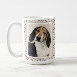 Mug Treeing Walker Coonhound Peinture - Art original