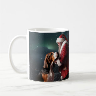 Mug Treeing Walker Coonhound Père Noël Noël