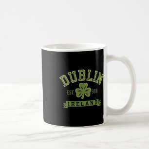 Mug Trèfle feuille celtique Dublin Irlande Établ 988