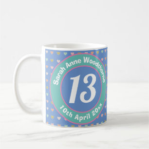 Mug Treize Ans. 13e anniversaire.
