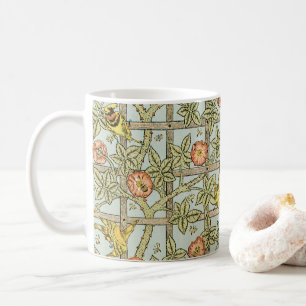Mug Trellis de William Morris, textile de jardin vinta